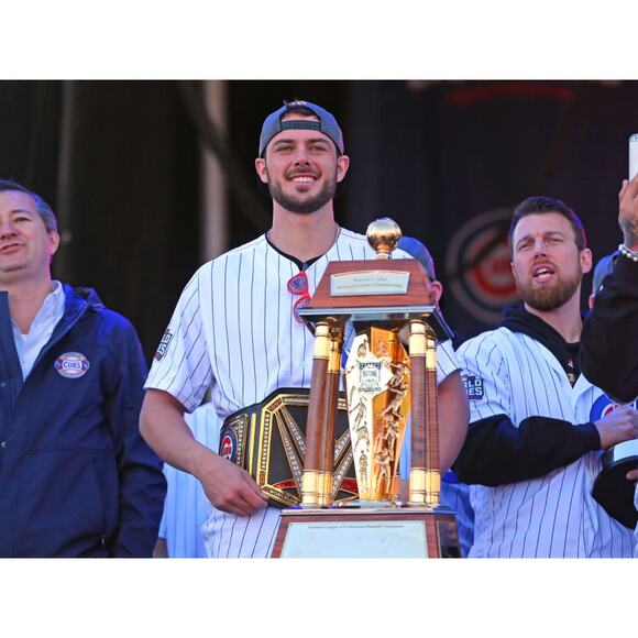 Kris Bryant Chicago Cubs Rockies Signed OMLB Baseball Sweet Spot NL MVP WS Champ - Picture 8 of 11